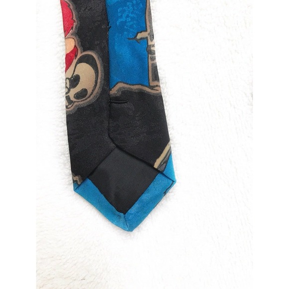 Looney Tunes Mania Halloween Ghost Devil Cartoon Rip Novelty Tie Necktie - Picture 7 of 7